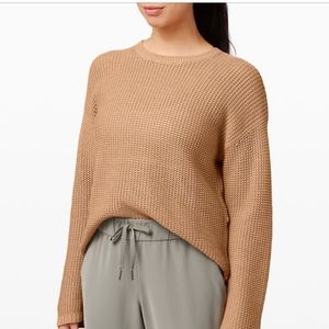Lululemon Camel Sweater Size M/L